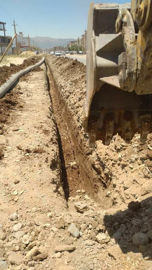 اجرای خط انتقال آب از سد آزاد برای تأمین آب شرب شهر شویشه در کردستان