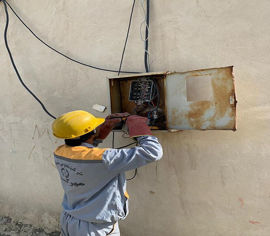 تعویض بیش از 1000 کنتور معیوب برق در نیکشهر