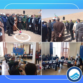 حضور مدیرعامل آبفا کردستان در مراسم آغاز عملیات اجرایی آبرسانی از سد قوچم به شهرهای قروه و دهگلان