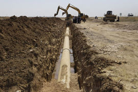 پیشرفت45 درصدی طرح جهاد آبرسانی به روستاهای کردستان